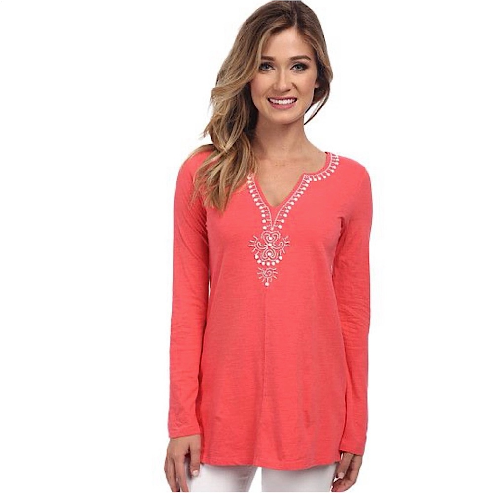 EUC Lilly Pulitzer Eliana Long Sleeve Tunic